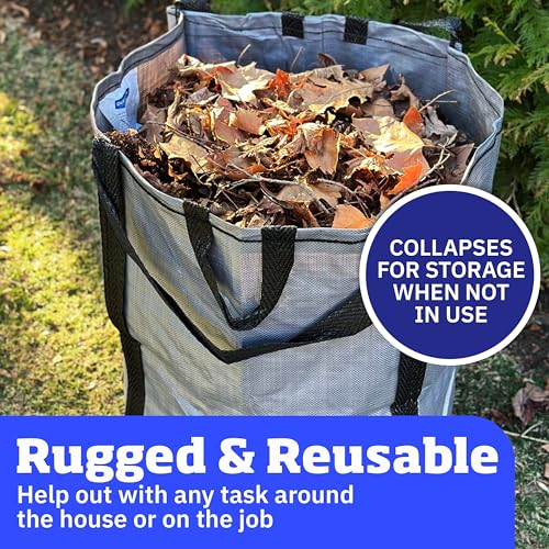 Heavy Duty Home and Yard Bags (Gray)