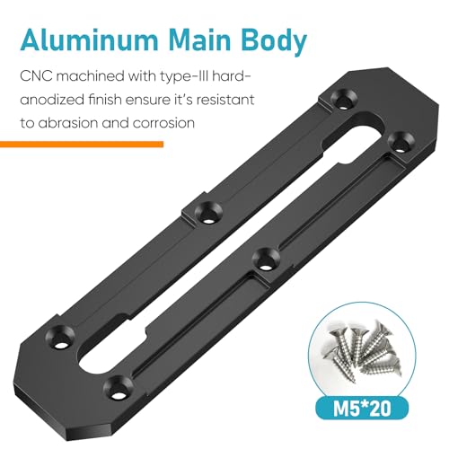 Aluminum Kayak Rail (（6in 6 screws）)