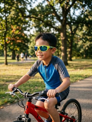 SPRINT Kids Sports Sunglasses for Boys Girls Ages 5