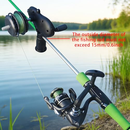 Black Pig Shaped Fishing Line Winder Spooler (BLACK / RXQ-XZ)