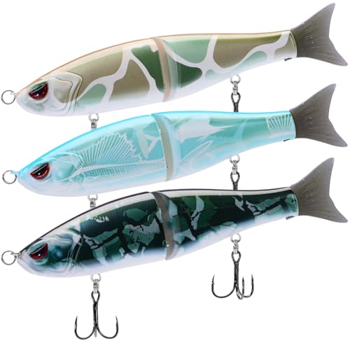 SwimShad Glide Baits Jointed Swimbait Bass Pike Salmon Trout Muskie Fishing Lure