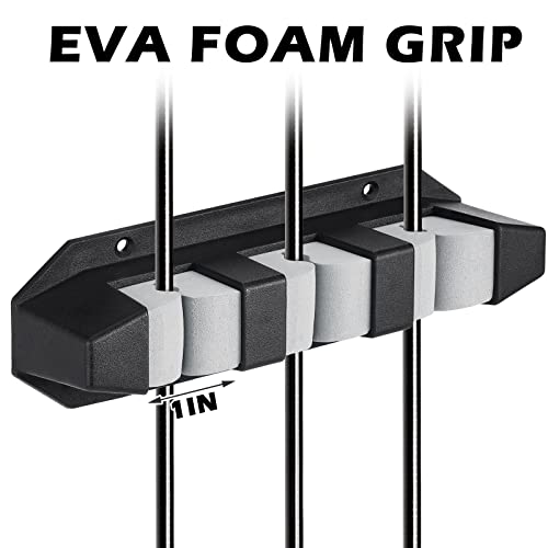 4 Pcs Rod Holders Fishing Boat Pole Holder (Black Gray / 7.8 Inch)