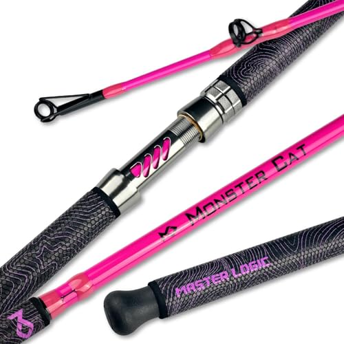 Monster Catfish Casting Rod (Pink / ["Catfish Rod 7'-1pc-Medium Heavy"])
