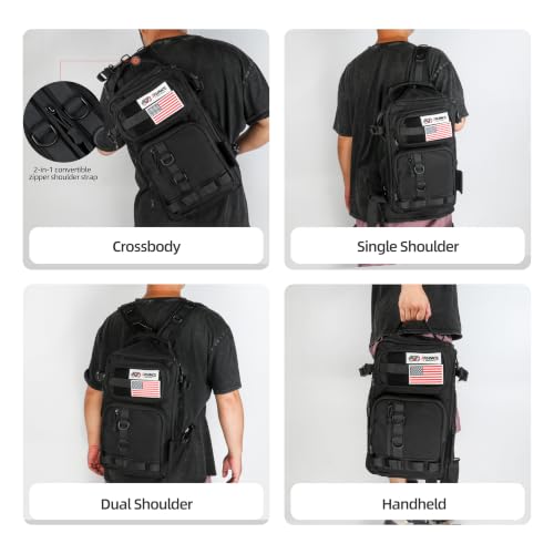 Tactical Fishing Backpack (Black)