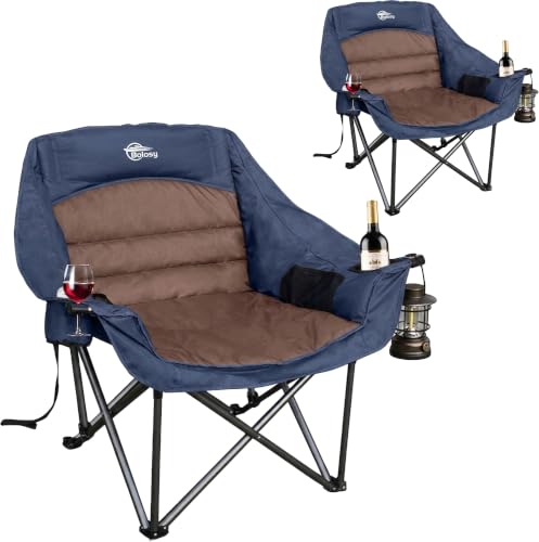 Oversized Camping Chairs for Adults Folding Lawn Chair
