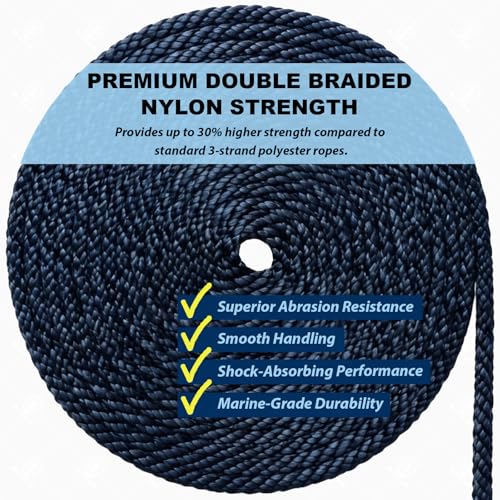Boat Anchor Rope 3 (Navy Blue)