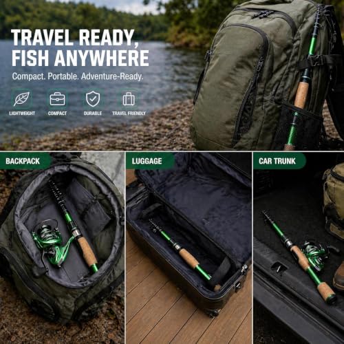 Telescopic Fishing Rod Reel Combo
