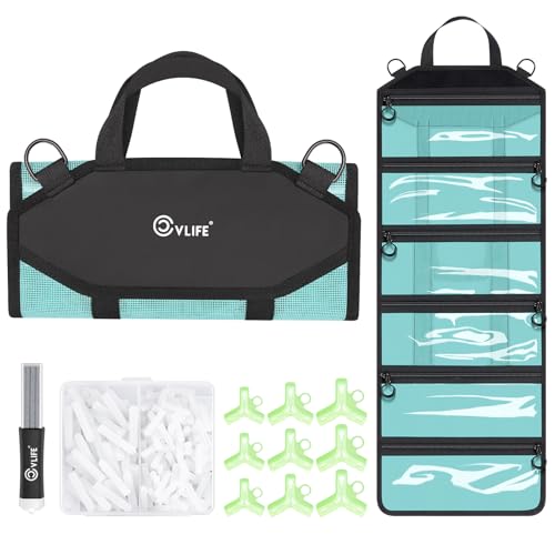 6 Pocket PVC Mesh Fishing Lure Bag