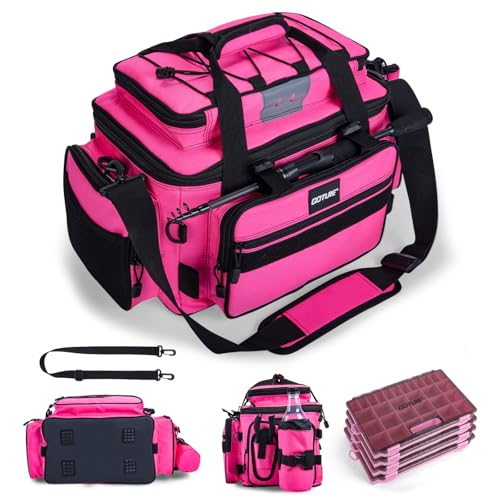 Fishing Tackle Bag with Tackle Boxes
