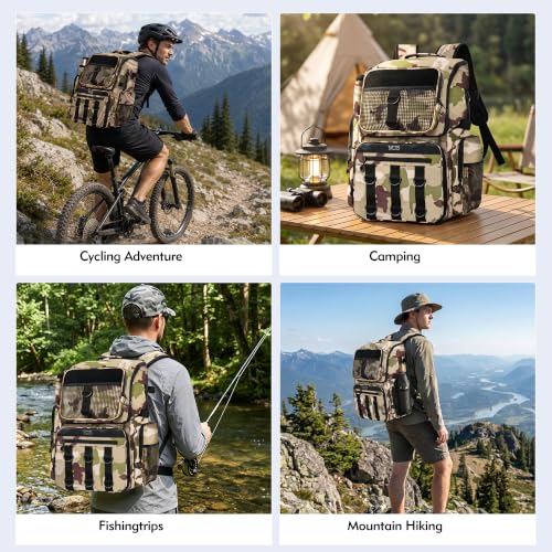Fishing Backpack (Brown)