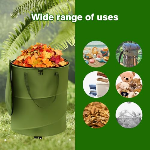 Collapsible Pop Up Outdoor Waste Bin