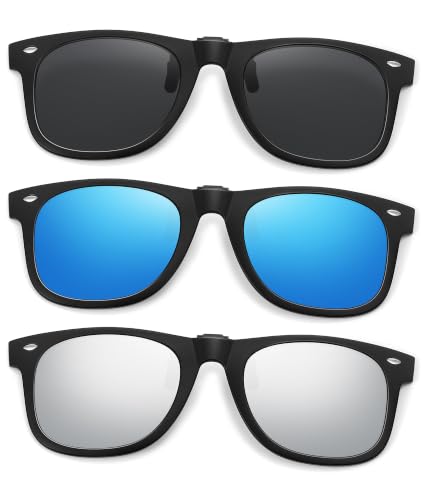 Polarized Clip On Sunglasses for Men Women