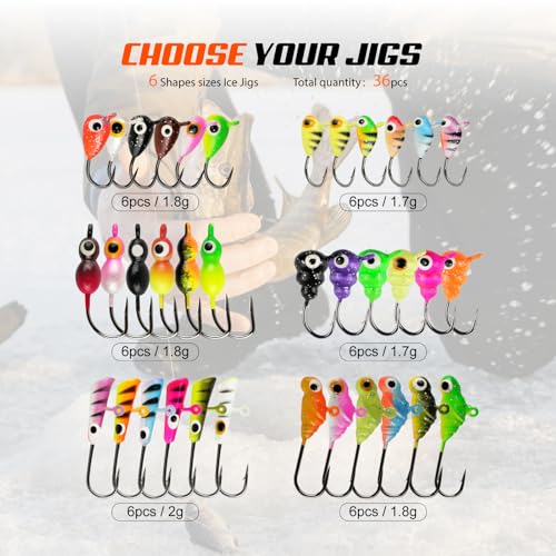 Ice Fishing Jigs Kit