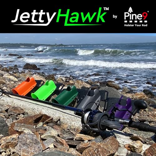 JettyHawk Fishing Rod Hip Holster (Infantry w-Black Belt Clip)