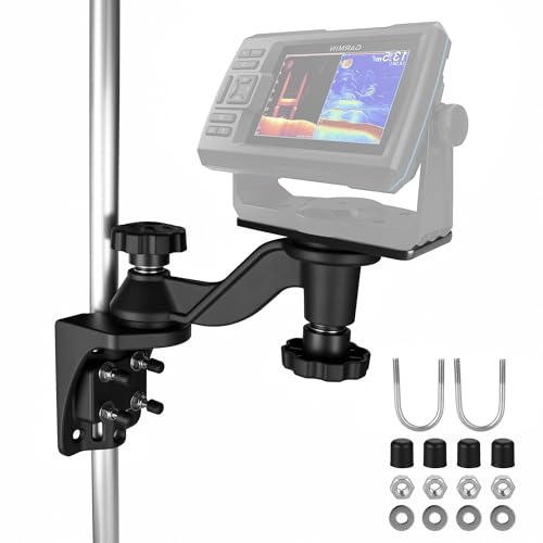 Heavy Duty Aluminium 6” Swivel Arm Fish Finder Mount for Wall (Standardr Mounts)