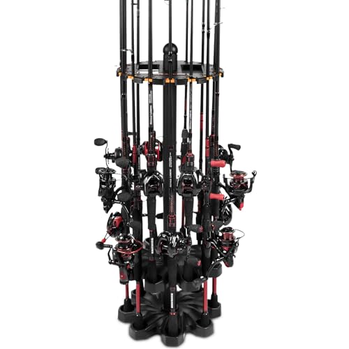 Rotating Fishing Rod Holder for Garage