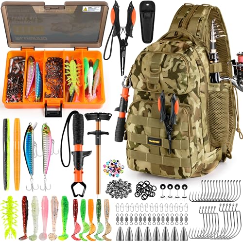 Fishing Backpack with Tackle Boxes