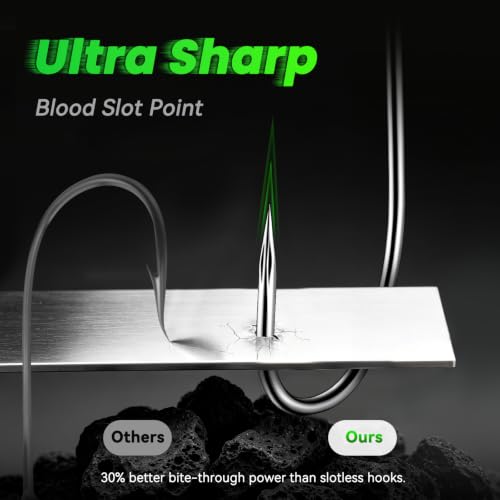 Offset Worm Hooks for Bass Fishing Hooks