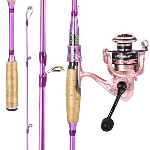 Colorful Spinning Rod and Reel Combo