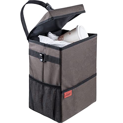 Car Trash Can (3.5 Gal 1-Pack / Brown)