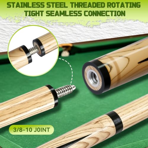 Wooden Short Pool Cue Stick (32.5")