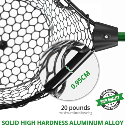 Rubber Fishing Net with Handle