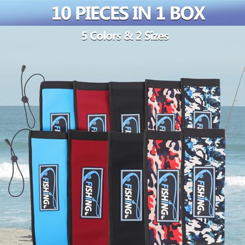 Lightproof Neoprene Fishing Rod Sleeves
