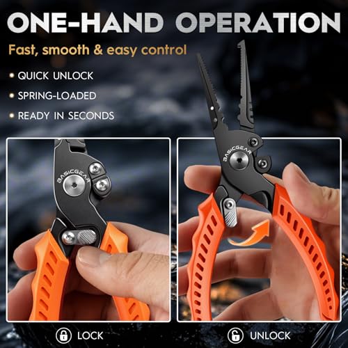 Fishing Pliers (7.5" Orange)