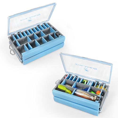 DryVault Waterproof Fishing Tackle Box (3600(2 Pack))