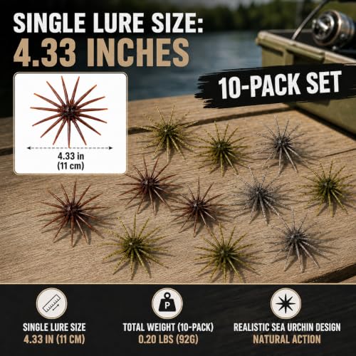 6 10 Pack Sea Urchin Bait