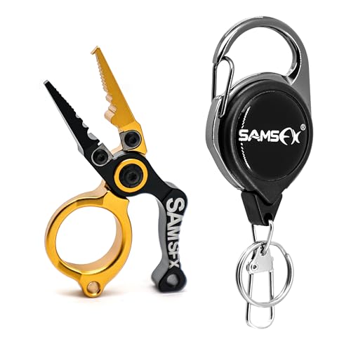 Mini Fishing Pliers with Fly Fishing Zinger Retractor
