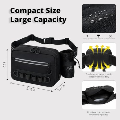 Fishing Waist Pack with Rod Holder