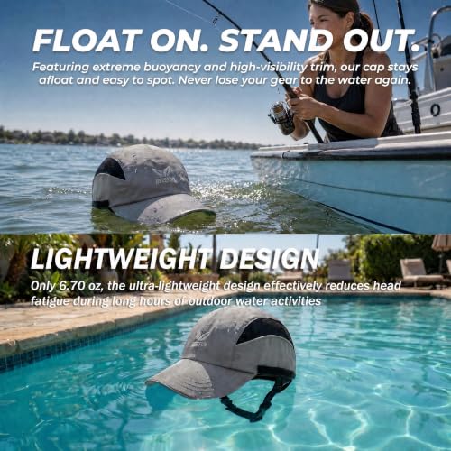 Surf Helmet Hat (Gray / Large)