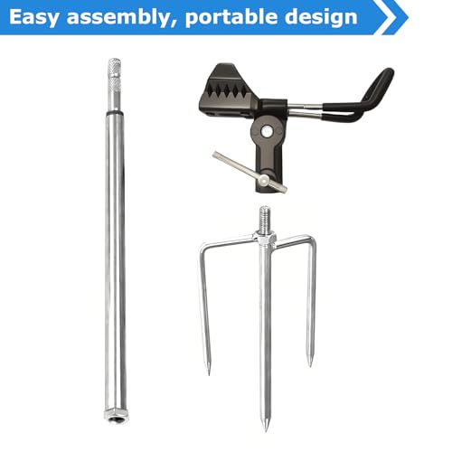 2 Pack Fishing Rod Holder for Ground