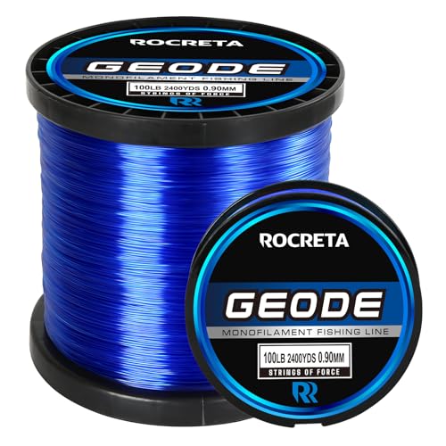 Geode Monofilament Fishing Line (BLUE / 65LB(500YDS))