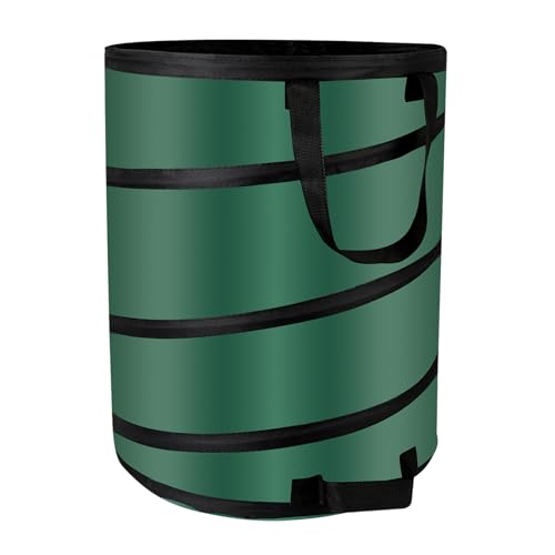 27 Gallons Pop Up Outdoor Camping Trash Can Recycle Bin Leaf Bags (27 Gallons-1Pcs)