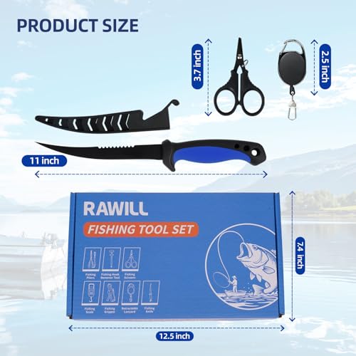 Fishing Accessories Kit for Men (Blue)
