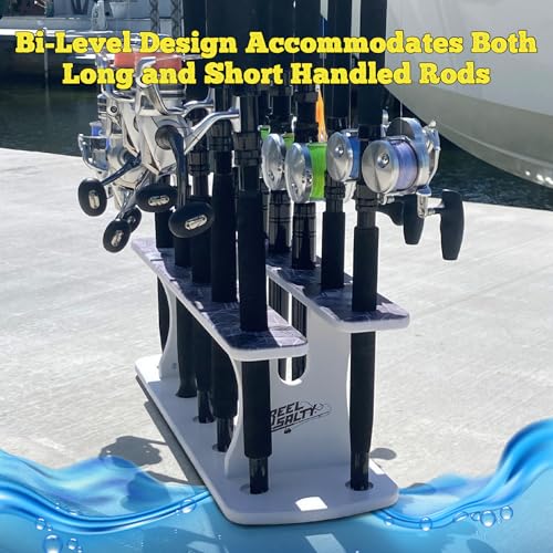 Reel Salty Premium Marine Grade Fishing Rod Holder with Bi