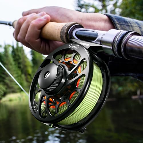Sword Fly Fishing Reel (Black-With Line / 7/8wt)