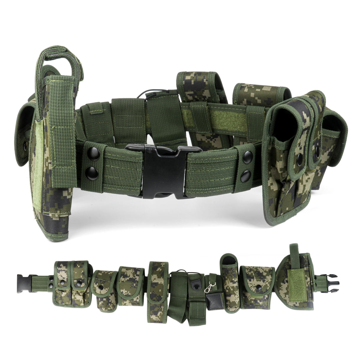 Tactical Utility Belt (Style 5 Digital Camouflage)