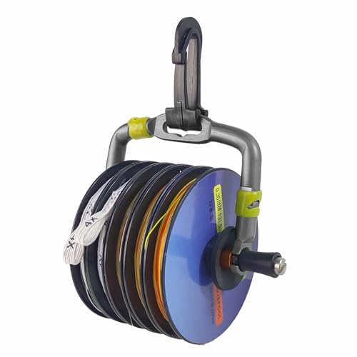Fly Fishing Tippet Holder with Line Cutter (Matt gunsmoke + Matt orange color / Tippet Holder With 2 Cutters)