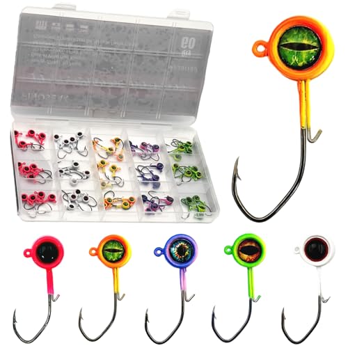 Big Eyes Crappie Jig Heads (1/32oz)