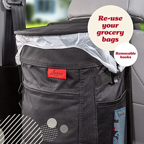 Spill Proof Car Trash Can (2.5 Gal 1-Pack / Tan)