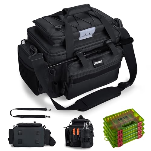 Fishing Tackle Bag with Tackle Boxes