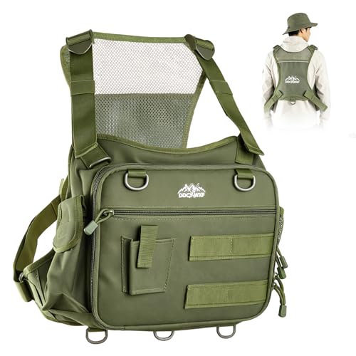 Fishing Chest Pack with 3 Bait Boxes