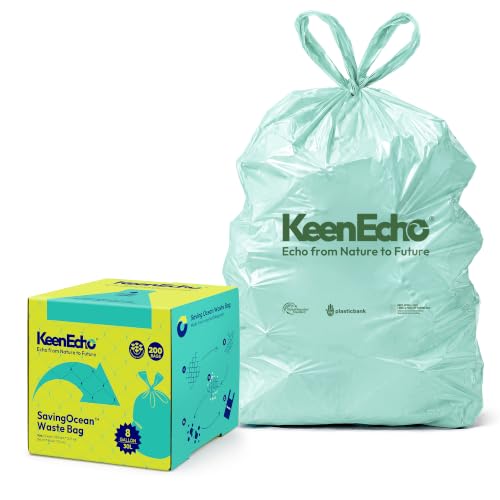 8 Gallon 160 Counts Small Green Trash Bags with Handle (Green 8 Gal / 1 Dispenser Box(4 Rolls))