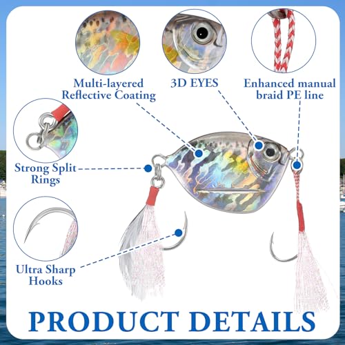 Saltwater Fishing Lure Slow Pitch Jig