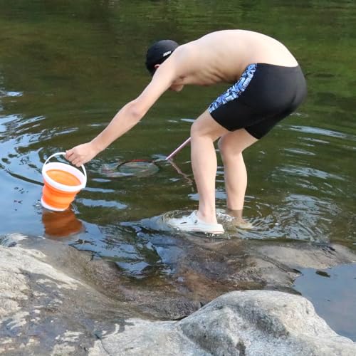 FishingNet2PieceSetRetractableNet forCatchingFrogs andTadpoles