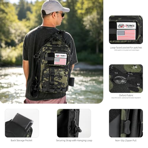 Tactical Fishing Backpack (Army Green Camo)