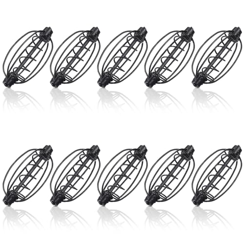 10 Pcs Method Feeders Carp Fishing (25 Grams / Black)